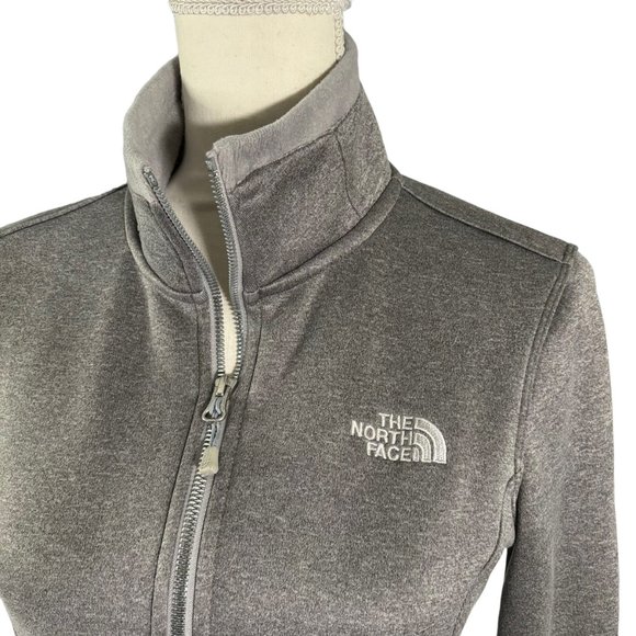 💸 The North Face EUC Grey Agave Lined Jacket Womens Size Small Petite 1376 - Picture 8 of 8